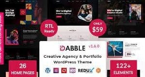 Dabble – Creative Agency & Portfolio WordPress Theme
