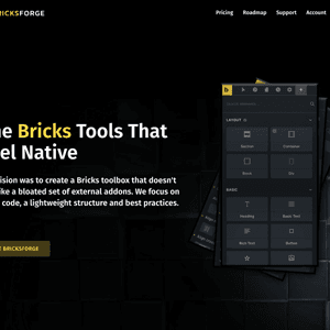 Bricksforge – The Bricks Tools that feel native