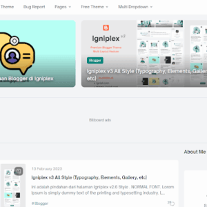 Igniplex v3 Premium Blogger Template
