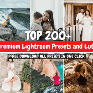 200+ Premium Lightroom Presets and Luts Bundle