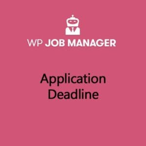 WP Job Manager Application Deadline Addon