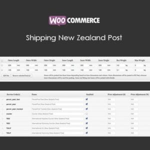 WooCommerce Shipping New Zealand Post