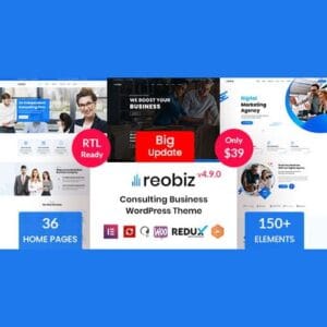 Reobiz - Consulting Business WordPress Theme