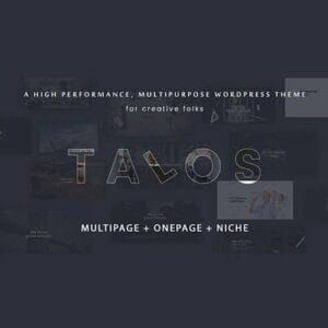 Talos - Creative Multipurpose WordPress Theme